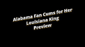 Homemade close up alabama fan cums for her louisiana king free preview