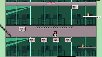 Hentai party on rooftop brunette fucking hard with darkskin girl