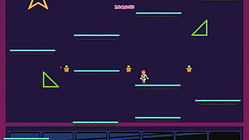 Hentai party on rooftop brunette fucking hard with darkskin girl