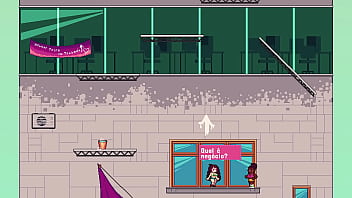 Hentai party on rooftop brunette fucking hard with darkskin girl