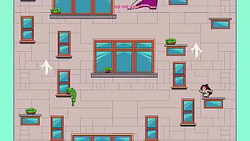 Hentai party on rooftop brunette fucking hard with darkskin girl