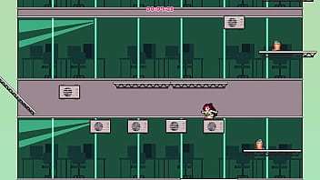 Hentai party on rooftop brunette fucking hard with darkskin girl