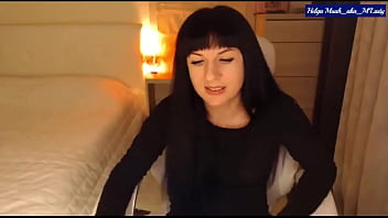 Little titty brunette helga muah partial strip pussy vibin' pleasures