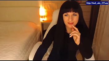 Little titty brunette helga muah partial strip pussy vibin' pleasures