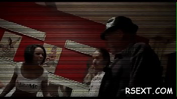 Slim playgirl takes hard banging