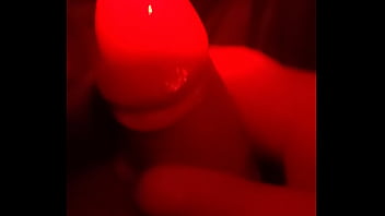 Dick is wet of cumming