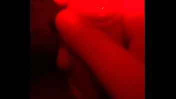 Dick is wet of cumming