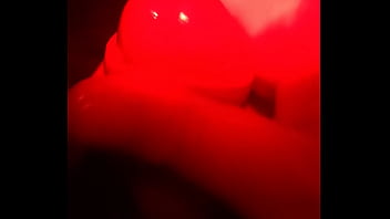 Dick is wet of cumming