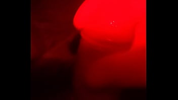 Dick is wet of cumming