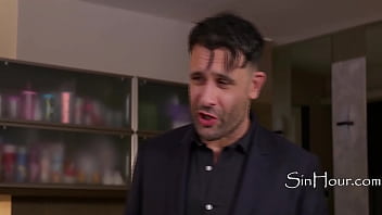 Big dick european studs stuff a petite small sized girl