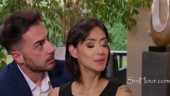 Big dick european studs stuff a petite small sized girl