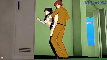 Saber and rin tohsaka and shirou emiya intense sex fate stay night hentai