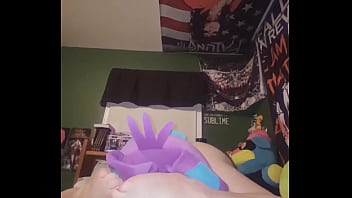 Chubby goth fucks her plushie teaser ask for full