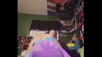 Chubby goth fucks her plushie teaser ask for full