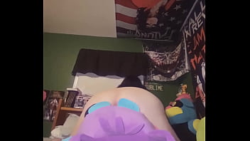 Chubby goth fucks her plushie teaser ask for full
