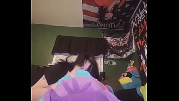Chubby goth fucks her plushie teaser ask for full