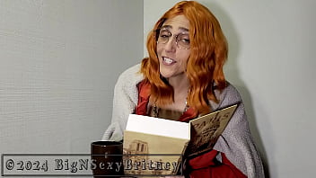 Big n sexy britney heads to the library hot librarian blowjob and facial promo video 1 minute sfw teaser