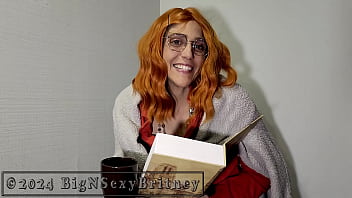 Big n sexy britney heads to the library hot librarian blowjob and facial promo video 1 minute sfw teaser