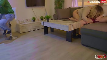 Stepmom loves the taste of stepson's dick very much that sucks and fucks behind husband's back