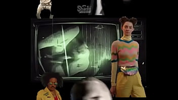 Alicia y su amigo mientras yo los grabo