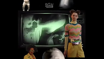 Alicia y su amigo mientras yo los grabo