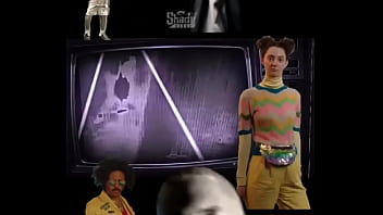 Alicia y su amigo mientras yo los grabo