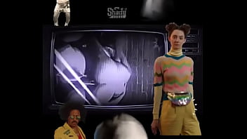 Alicia y su amigo mientras yo los grabo