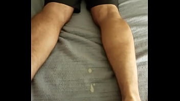 Cumshot week day 4 quite a cumshot but the after math of one on the feet of dirtysocks