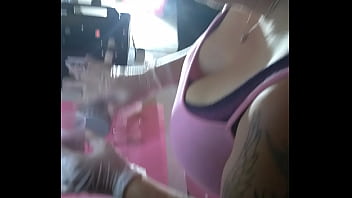 Momma liz in a tank top