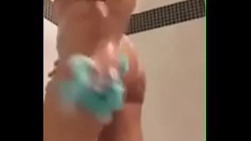 Soapy bath tease