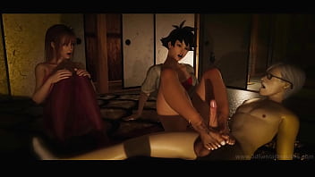 Timid honoka trains relieve stress from her dissolute master preview