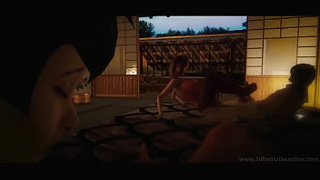 Timid honoka trains relieve stress from her dissolute master preview