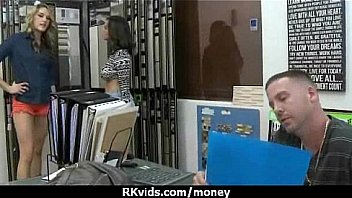 Slutty amateur babe is paid cash from some crazy public sex 2