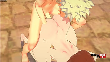 My hero academia hentai uraraka x bakugou jerkoff & fucked