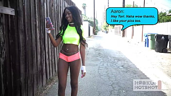 Brunette tori montana wants more rough sex from small hands aaron