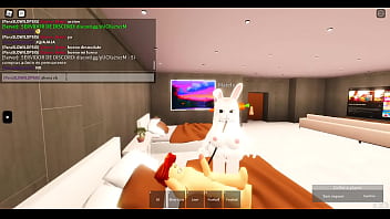 Sexo con una piba vestida de coneja en roblox xddd