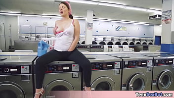 Cute chick fucked by a stranger in the bubble wash Cute chick fucked by a stranger in the bubble wash