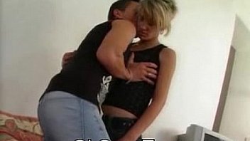 Amateur blonde with supple right tits