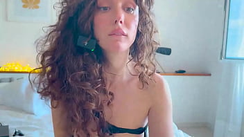 The slutty single goddess vixenp plays with her firm breasts straddling a huge toy that stretches her wide open as she rides it harder with filthy words and wild thrusts on her soaked leather couch