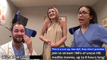 Freshman gets mandatory hitachi orgasm from doctor tampa alexandria riley