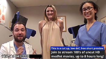 Freshman gets mandatory hitachi orgasm from doctor tampa alexandria riley