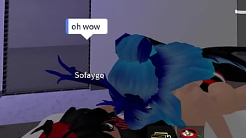 Roblox girl has sex with 3 men who value her pleasure and her big juicy tits