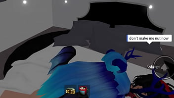 Roblox girl has sex with 3 men who value her pleasure and her big juicy tits