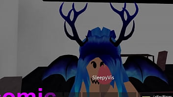 Roblox girl has sex with 3 men who value her pleasure and her big juicy tits