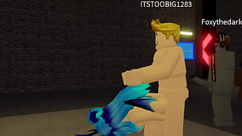 Roblox girl has sex with 3 men who value her pleasure and her big juicy tits