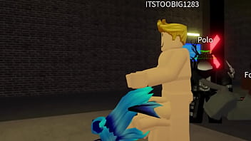 Roblox girl has sex with 3 men who value her pleasure and her big juicy tits