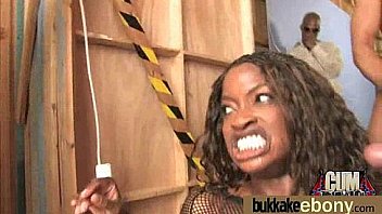 Dp group sex action with hot ebony slut 13