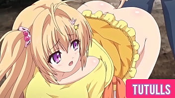 Teen girl caught inserting ice cream in her pussy in school yard hentai