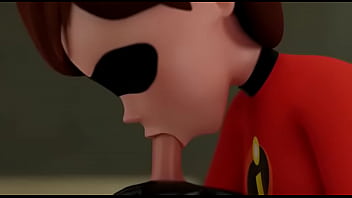 Elastic le hace una increíble mamada a su fan