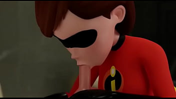 Elastic le hace una increíble mamada a su fan